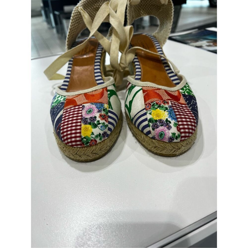 Coach Multicolor Patchwork Espadrille Sandals - image 2